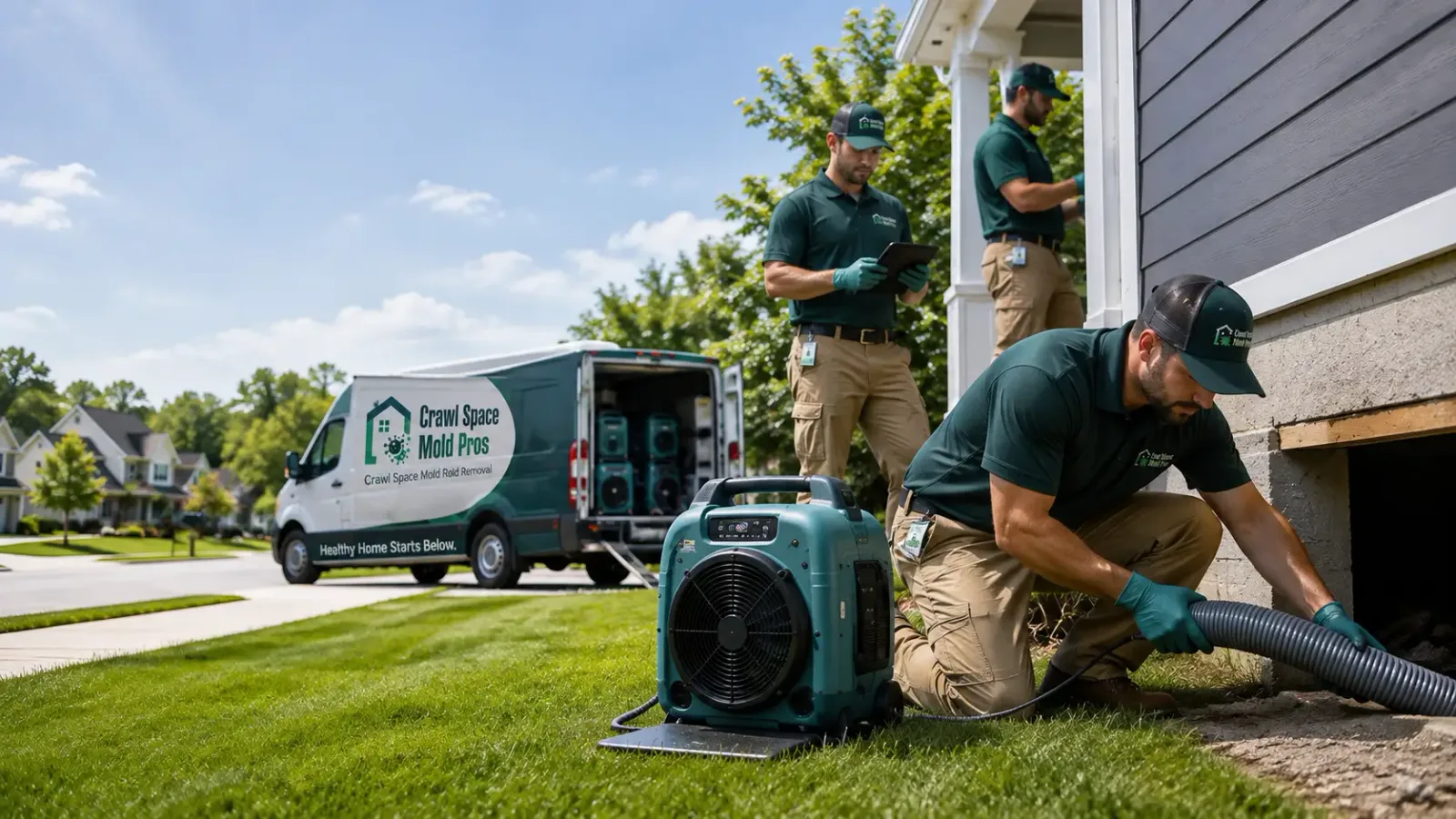 Crawl Space Mold Removal in Rumson, NJ